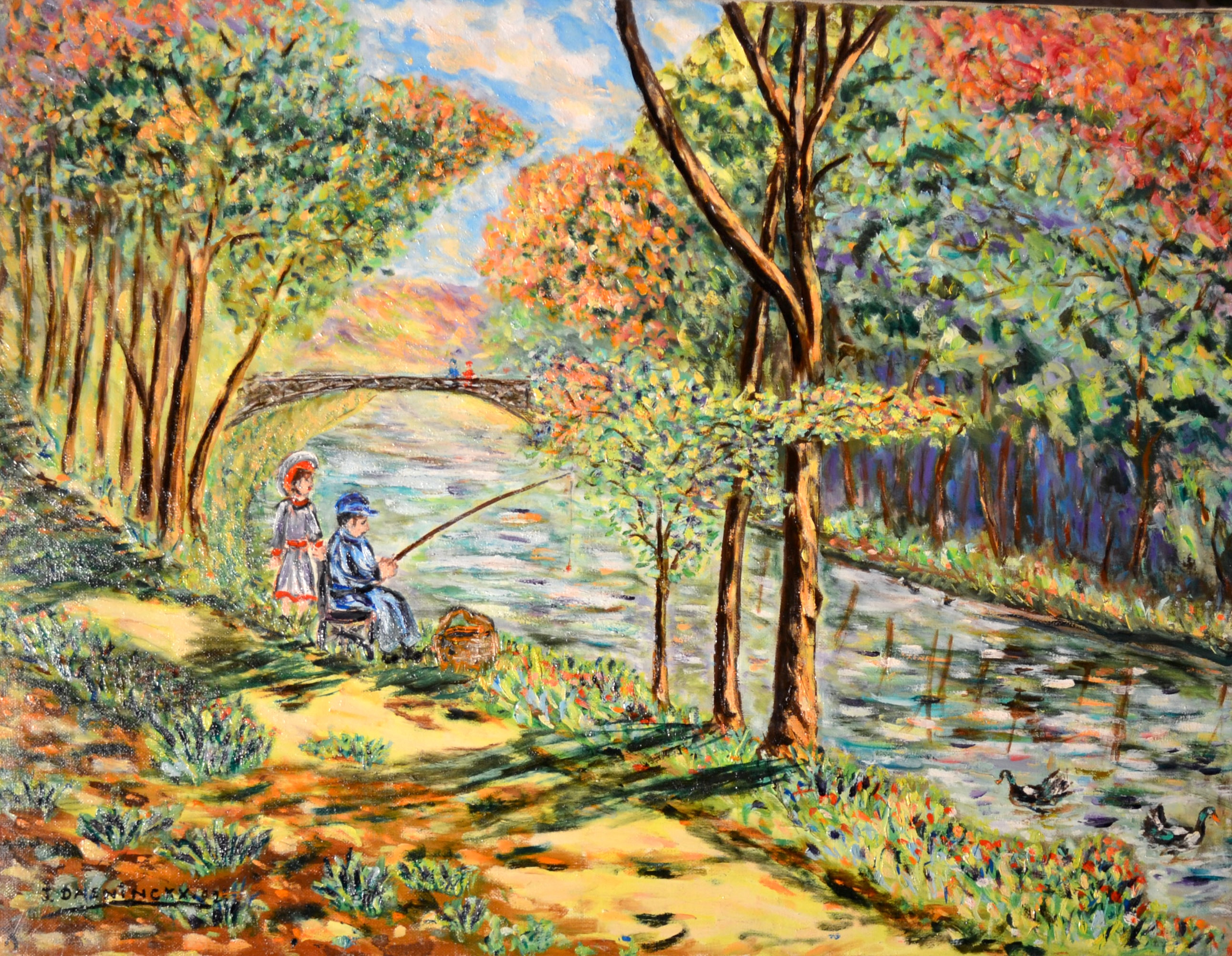 Pêcheurs en rivière